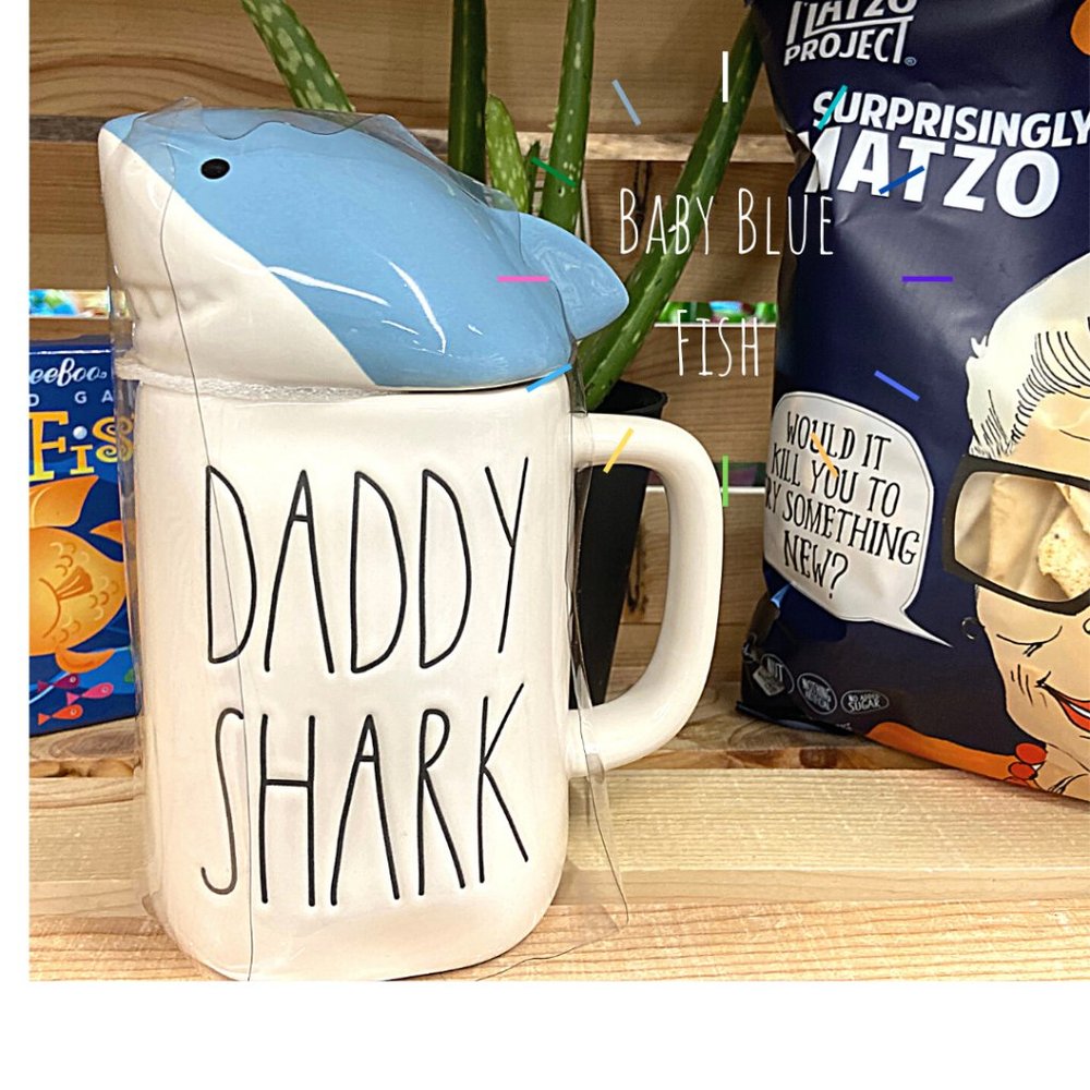 Daddy Shark Rae Dunn Mug